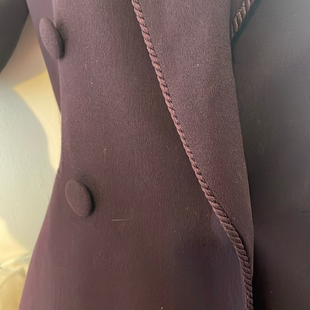 Vintage Christian Dior Double-Breasted Purple Blazer - Picture 7 of 14